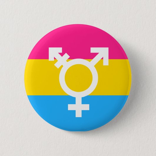 Transgender- en Pan Pride Flag-Button Ronde Button 5,7 Cm (Voorkant)