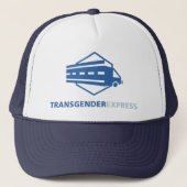 Transgender Express Trucker Hat Trucker Pet (Voorkant)