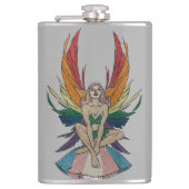 Transgender Faerie Heupfles (Voorkant)