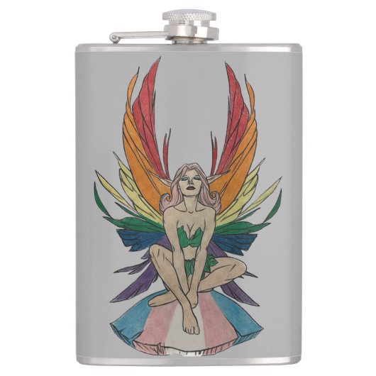 Transgender Faerie  Heupfles (Voorkant)