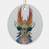Transgender Faerie  Keramisch Ornament (Links)