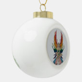 Transgender Faerie  Keramische Bal Ornament (Links)