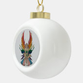 Transgender Faerie  Keramische Bal Ornament (Rechts)