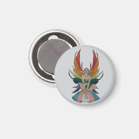 Transgender Faerie  Magneet (Voorkant / Achterkant)