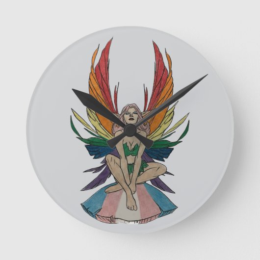 Transgender Faerie  Ronde Klok (Voorkant)