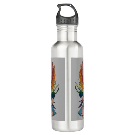 Transgender Faerie  Waterfles (Achterkant)