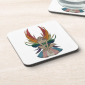 Transgender Fee Bier Onderzetter (Linkerzijde)