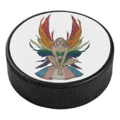 Transgender fee hockey puck (3/4)