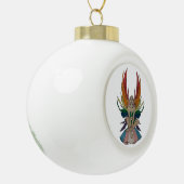 Transgender Fee Keramische Bal Ornament (Links)