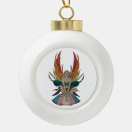 Transgender Fee Keramische Bal Ornament