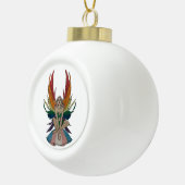 Transgender Fee Keramische Bal Ornament (Rechts)