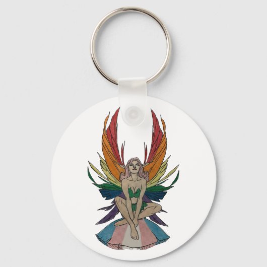 Transgender fee sleutelhanger (Voorkant)
