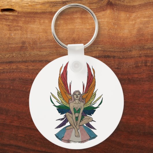 Transgender fee sleutelhanger (Achterkant)