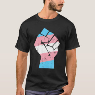 Transgender Fist Pride Rights LGBT Trans Transexua T-shirt