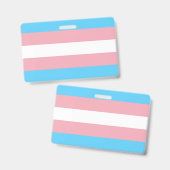 Transgender Flag Badge (Voor- en achterkant)