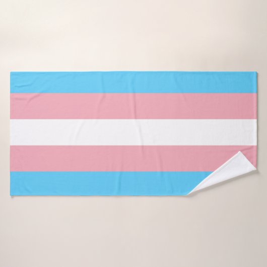 Transgender Flag Badhanddoek (Badhanddoek)