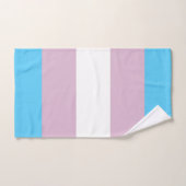 Transgender Flag Bath-handdoekset Bad Handdoek (Handdoek)