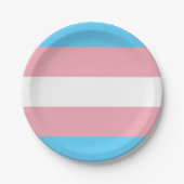 Transgender Flag borden, Pride community / gender Papieren Bordje (Voorkant)