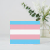Transgender Flag Feestdagenkaart (Staand voorkant)