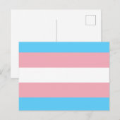 Transgender Flag Feestdagenkaart (Voorkant / Achterkant)