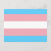 Transgender Flag Feestdagenkaart (Voorkant)