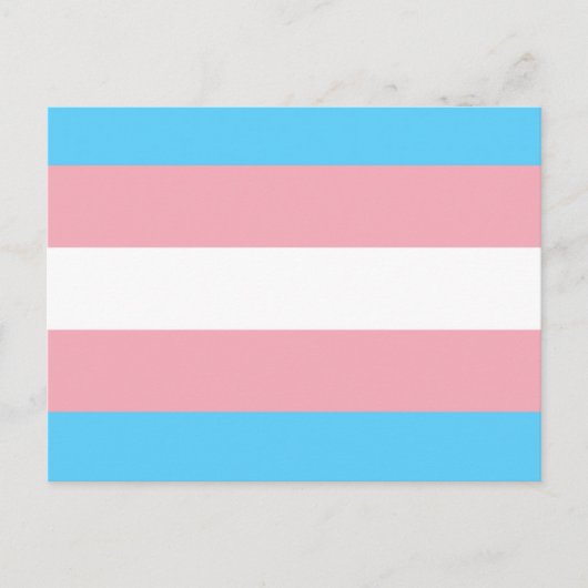 Transgender Flag Feestdagenkaart (Voorkant)