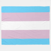 Transgender Flag Fleece Blankets Deken (Voorkant (Horizontaal))