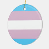 Transgender Flag keramische siervoorwerpen Keramisch Ornament (Links)