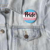 Transgender Flag LGBT - Gepersonaliseerd Ronde Button 5,7 Cm (In situ)