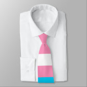  Transgender Flag | LGBTQIA+ Pink, Blue and White Stropdas (Gebonden)