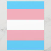 Transgender Flag Papier (Voorkant)