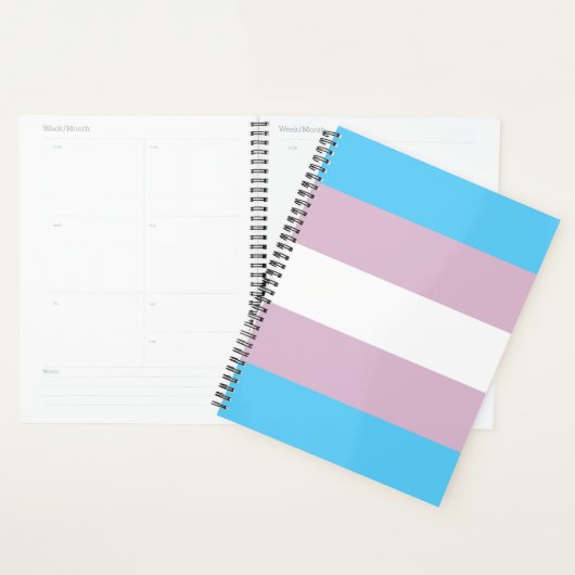 Transgender Flag Planner (Display)