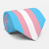 Transgender Flag & Pride community business stropd Stropdas (Opgerold)