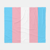 Transgender flag pride LGBT Symbool Homos Fleece Deken (Voorkant (Horizontaal))