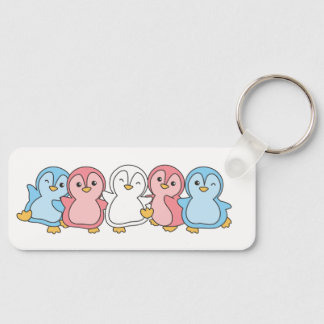 Transgender Flag Pride Lgbtq Cute Penguin Sleutelh Sleutelhanger