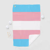 Transgender Flag & Pride Love golf community /LGBT Golfhanddoek (Insitu)