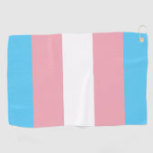 Transgender Flag & Pride Love golf community /LGBT Golfhanddoek (Horizontaal)