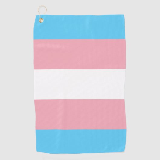 Transgender Flag & Pride Love golf community /LGBT Golfhanddoek (Voorkant)