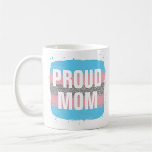 Transgender Flag Proud Mam Coffee Mok