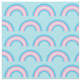 Transgender Flag Rainbows Cute Blue Roze White Stof