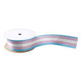 Transgender Flag Ribbon Spool Satijnen Lint (Spoel)