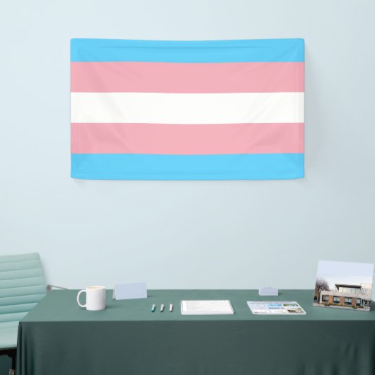 Transgender Flag Spandoek (Beurs)