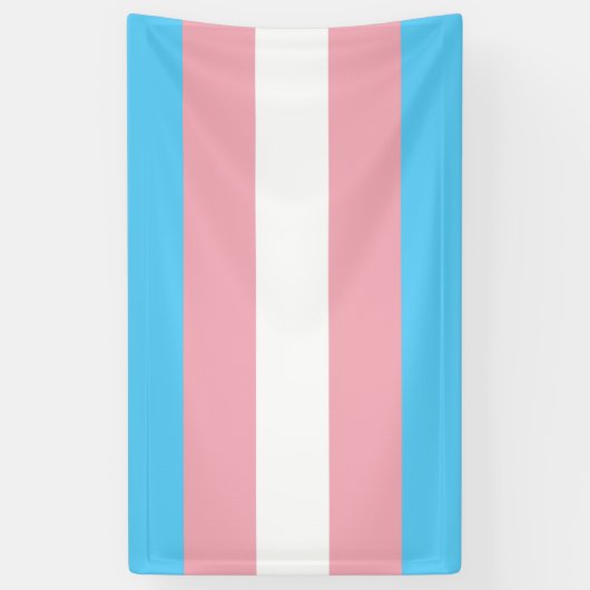Transgender Flag Spandoek (Verticaal)