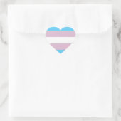 Transgender Flag Stickers (hart) (Tas)