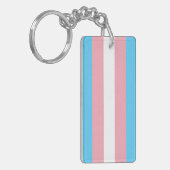 Transgender flag trans pride LGBT symbol gay homos Sleutelhanger (Voorkant Links)