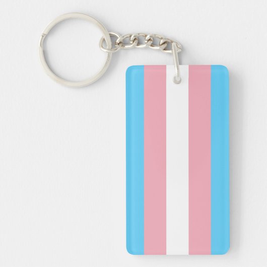 Transgender flag trans pride LGBT symbol gay homos Sleutelhanger (Voorkant)