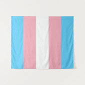 Transgender flag trans pride LGBT symbol gay homos Wandkleed (Voorkant (horizontaal))