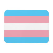 Transgender flag trans-pride LGBT symbool homohomo Magneet (Horizontaal)