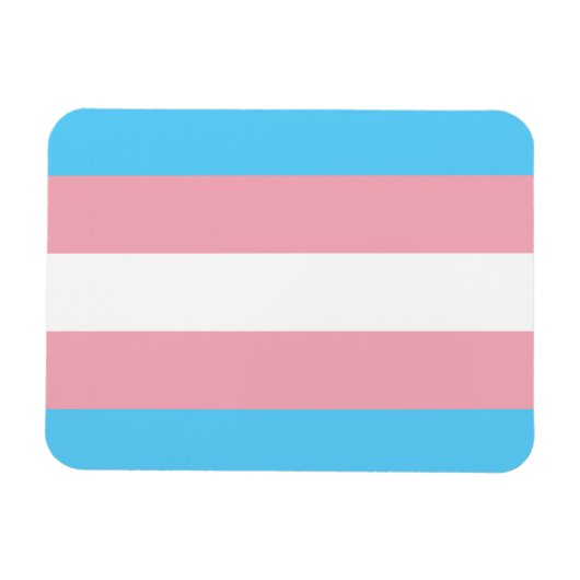 Transgender flag trans-pride LGBT symbool homohomo Magneet (Horizontaal)