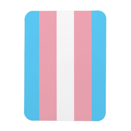 Transgender flag trans-pride LGBT symbool homohomo Magneet (Verticaal)